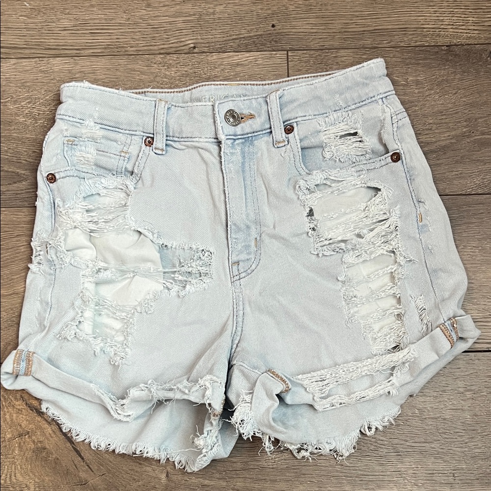 American Eagle Denim Shorts Size 4